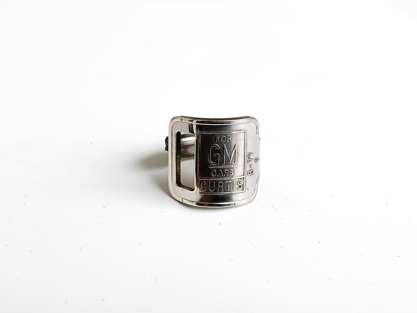 Square 'GM' JoJo Ring