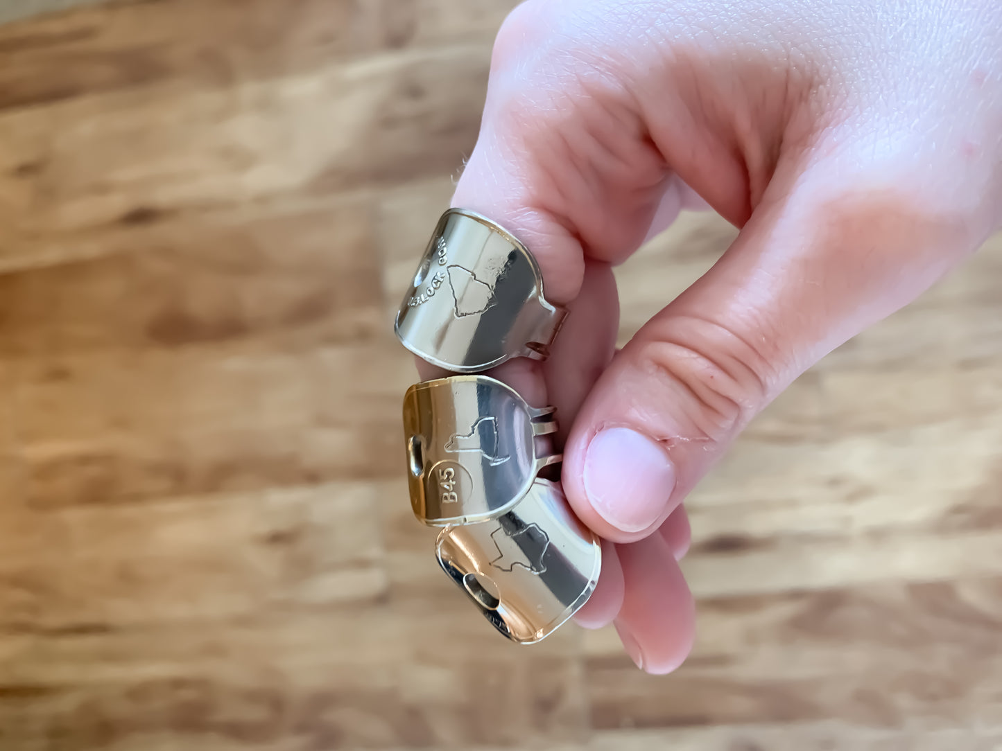 Custom State Stamped Rings