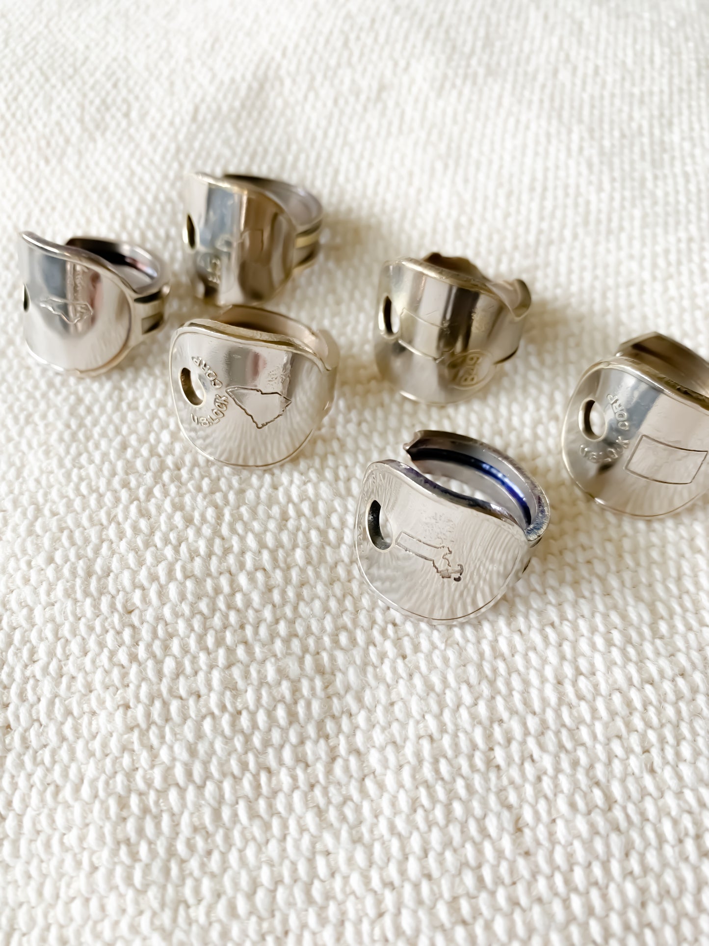 Custom State Stamped Rings