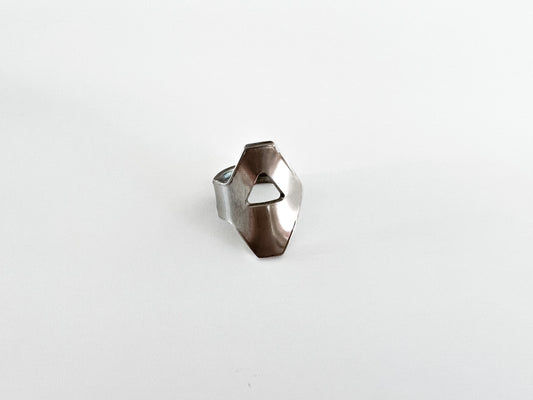 ‘Diamond Shape with Triangle Cutout’ JoJo Ring